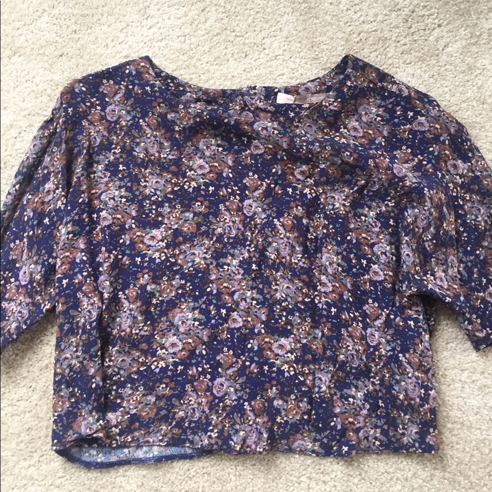 Floral crop top